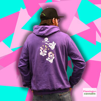 NEW 2024 Flamingo+ Hoodie  "Stoner Paws"