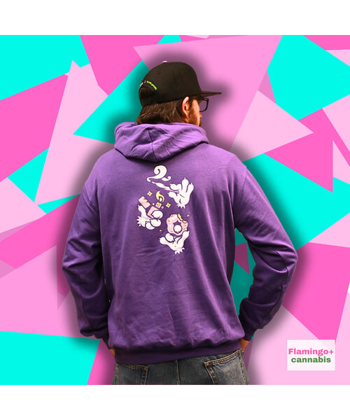 NEW 2024 Flamingo+ Hoodie  "Stoner Paws"