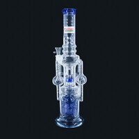 Smoke Arsenal 19" Septa Drill Orb Bong Assorted Colours