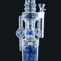 Smoke Arsenal 19" Septa Drill Orb Bong Assorted Colours