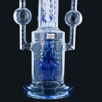 Smoke Arsenal 19" Septa Drill Orb Bong Assorted Colours