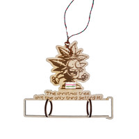 Handcrafted Wood Dooby Holder Ornament
