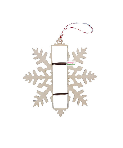 Handcrafted Wood Dooby Holder Ornament