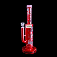 Milky Way Glass 13" Hypnosphere Straight Tube w/ Pirelli Perc