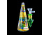 BOB HQ 6.25" Conical Stained Glass Recycler Water Pipe
