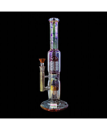 Pulsar Pulsar 13.75" Dub Chamber Electro Etched Straight Tube Amber