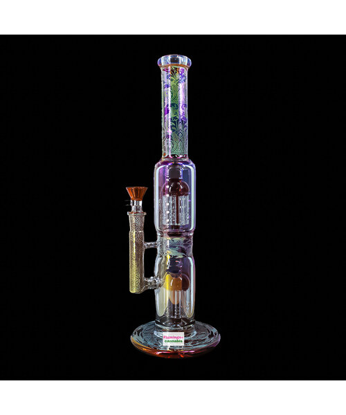Pulsar 13.75" Dub Chamber Electro Etched Straight Tube Amber