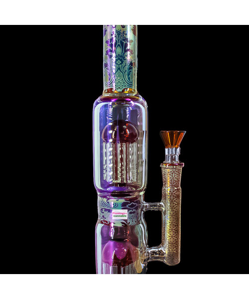 Pulsar 13.75" Dub Chamber Electro Etched Straight Tube Amber