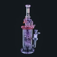 Cheech Glass 15" Purple Crystal Galore Water Pipe w/Perc