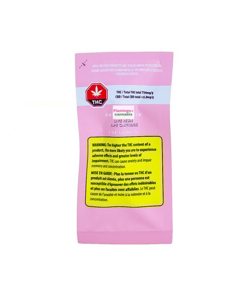 Sherbinskis Pink Sherbs Live Resin Sativa Cartridge 1G