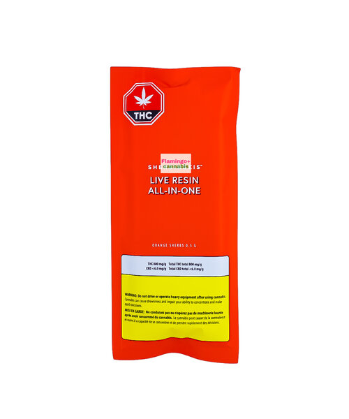 Sherbinskis Orange Sherbs Live Resin Hybrid Disposable 0.5G