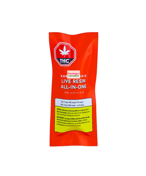 Sherbinskis True GLTO 33 Live Resin Hybrid Disposable 0.5G