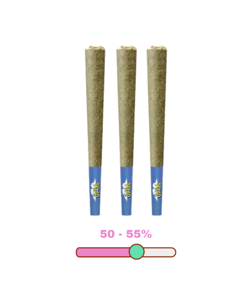 JAYS High Potency 50+ Macchiato DMD Infused Hybrid Pre-Rolls 3X0.5G