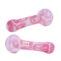 Red Eye Tek 4.5" Peace Love & Happiness Spoon Pipe