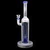 Milky Way Glass 13" Cosmic Temple Bong w/Tree Perc Silver