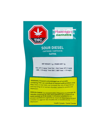 blast Blast Sour Diesel Sativa Cartridge 1G