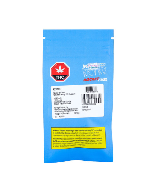 BoxHot Retro Rocket Fuel Sativa Cartridge 1.2G