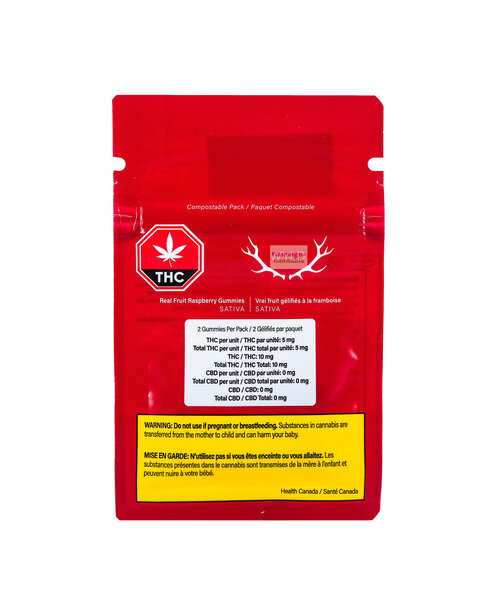 Wyld Raspberry Sativa THC Gummies 2X5MG