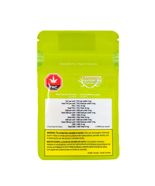 Wyld Pear 1:1 CBG Gummies 2X5MG
