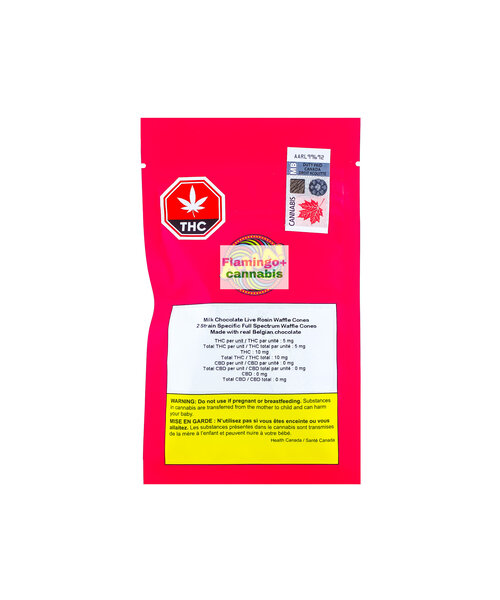 A HA! Milk Chocolate Live Rosin Waffle Cone Tips 2X5MG