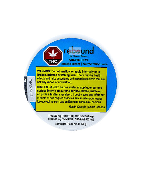 Rebound By Stewart Farms Arctic Heat Muscle Cream