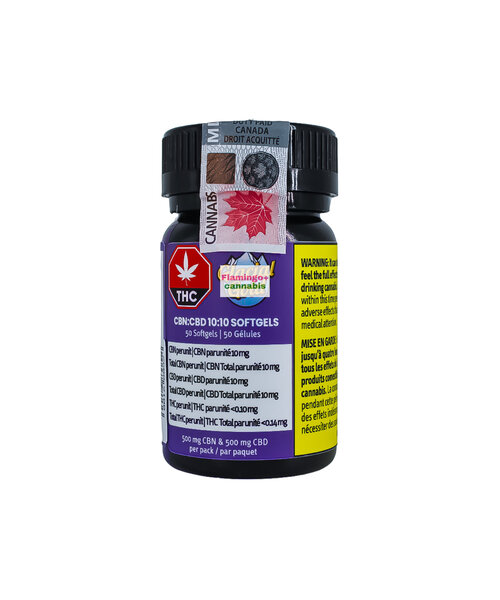 Glacial Gold CBD + CBN 1:1 Soft Gels X50