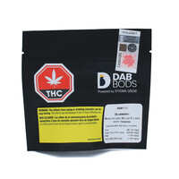 Dab Bods Blueberry Infused Hybrid  Flower 2G