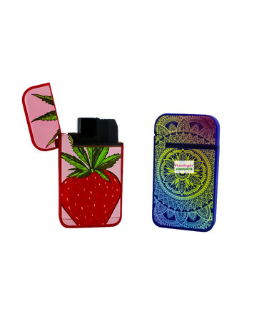 Zengaz Zengaz Wing Jet Rubberized Cube Lighter Zengaz Zengaz Wing Jet Rubberized Cube Lighter