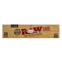 RAW Classic Pre-Rolled Cones 70/45mm 20pk