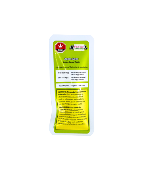 Slerp Apple Splice Cured Indica Resin Cartridge 1G