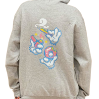 Champion x Flamingo+ Hoodie  "Stoner Paws"