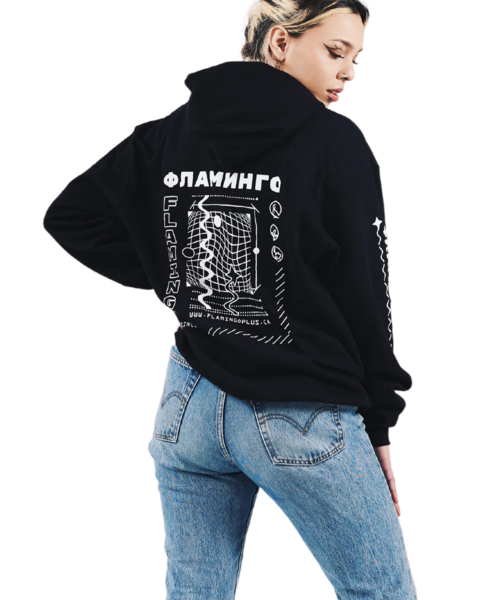 Champion x Flamingo+ Hoodie "Slavic Industrial"