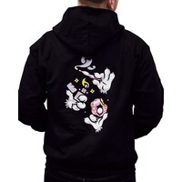 Champion x Flamingo+ Zip-up Hoodie "Stoner Paws"