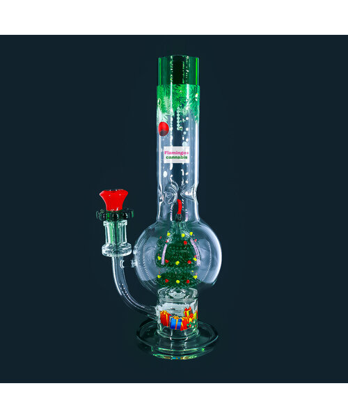 Christmas Cheer 11.75" Frosty Forest Bubble Beaker