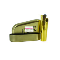 Clipper Metal Refillable Lighter Gold
