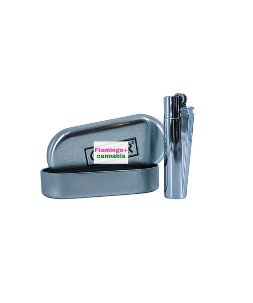 Clipper Metal Refillable Lighter Silver