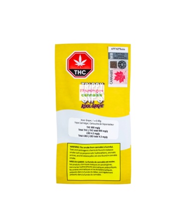 trippy sips Trippy Sips Kool Grape Sativa Cartridge 0.95G