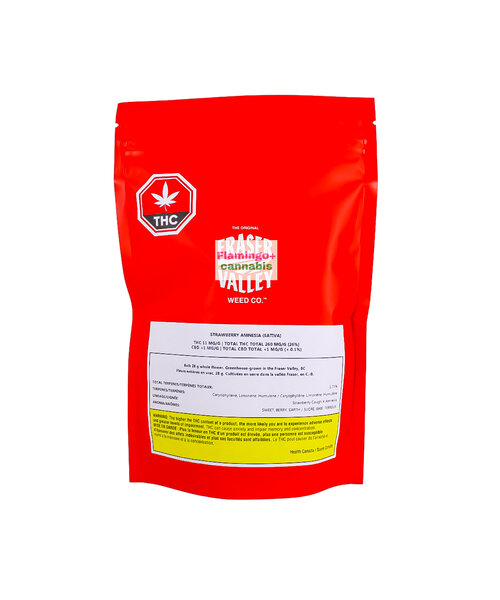 Fraser Valley Strawberry Amnesia Sativa Flower 28G