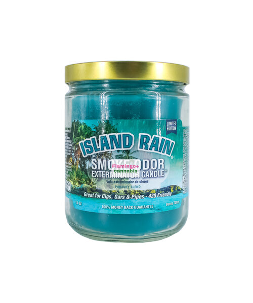Smoke Odor 13oz Candle Island Rain