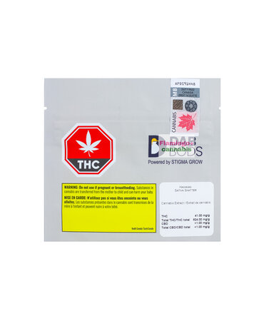 Dab Bods Dab Bods Hawaiian Sativa Shatter 1G Dab Bods Dab Bods Hawaiian Sativa Shatter 1G