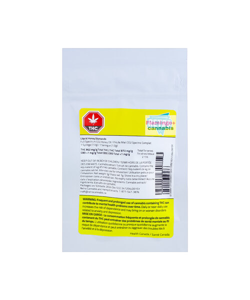 Retro Cannabis Liquid Honey Diamond Syringe 1G