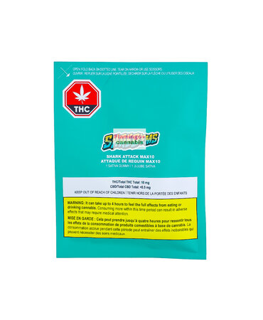 Shred'Ems Shred'Ems Shark Attack Sativa MAX10 Gummy 1X10MG Shred'Ems Shred'Ems Shark Attack Sativa MAX10 Gummy 1X10MG