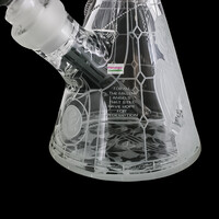 Milky Way Glass 18" Thugz Mansion Beaker Bong Smoke