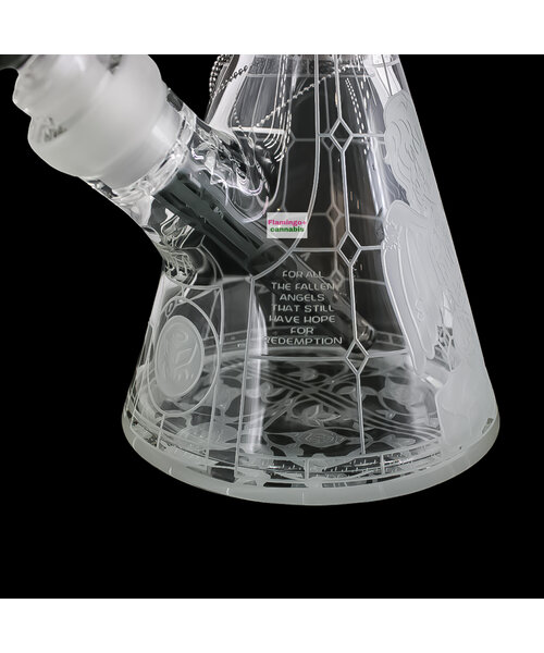 Milky Way Glass 18" Thugz Mansion Beaker Bong Smoke