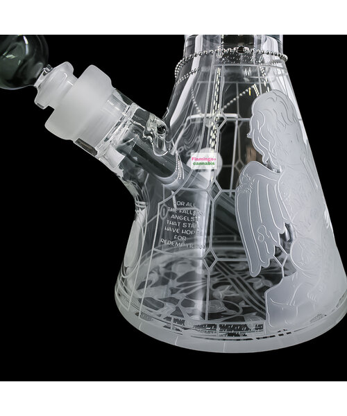 Milky Way Glass 18" Thugz Mansion Beaker Bong Smoke