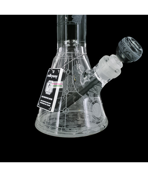 Milky Way Glass 18" Thugz Mansion Beaker Bong Smoke