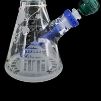 Milky Way Glass 16" Femme Samurai Beaker Bong Teal