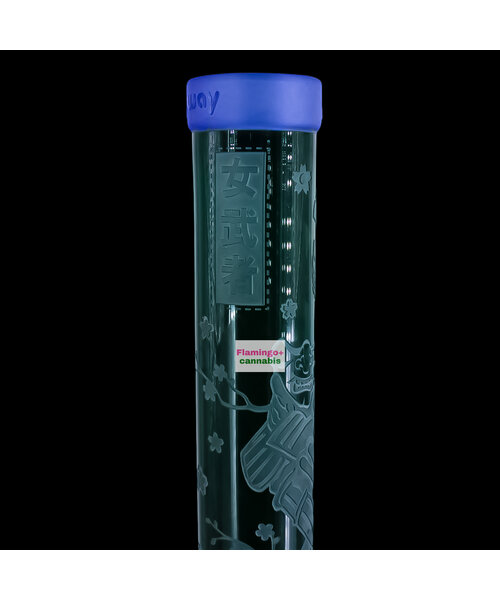 Milky Way Glass 16" Femme Samurai Beaker Bong Teal