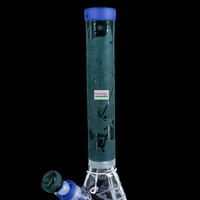 Milky Way Glass 16" Femme Samurai Beaker Bong Teal