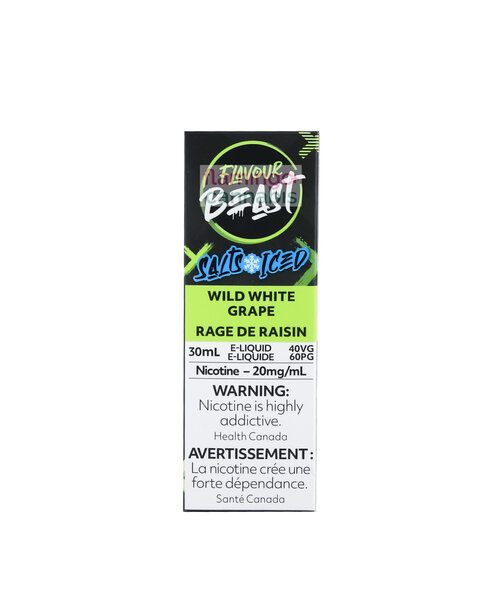 Flavour Beast Salts Wild White Grape Iced 30mL 20mg MB